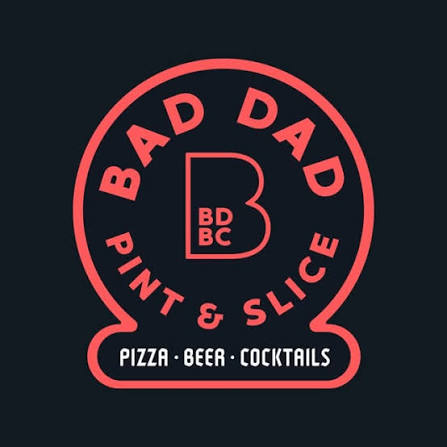 Bad Dad Pint & Slice logo